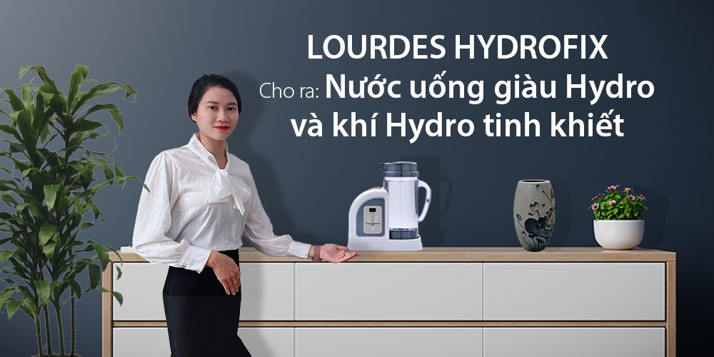 Máy tạo nước và khí Hydro Lourdes Hydrofix Superior Edition