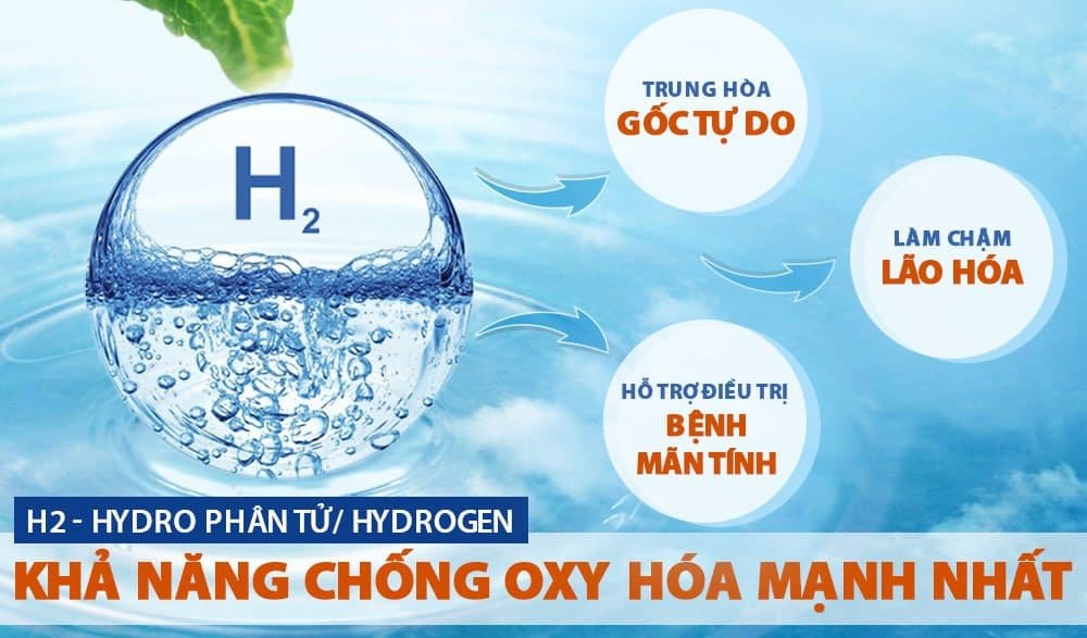 Hydro có khả năng chống oxy hóa mạnh nhất