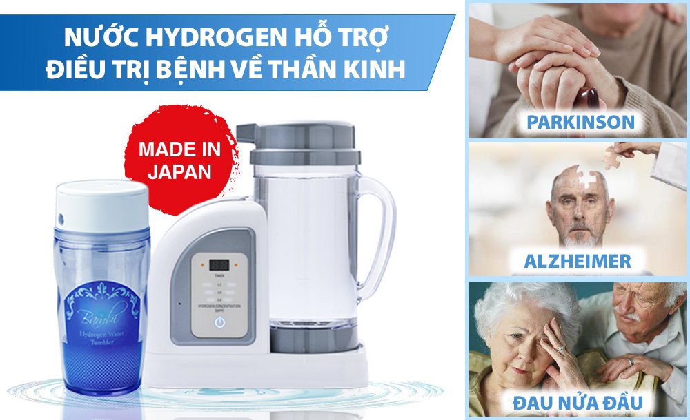 Nước Hydrogen giúp hỗ trợ điều trị các bệnh về thần kinh
