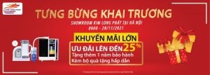 Chương trình khuyến mãi khai trương văn phòng đại diện tại Hà Nội