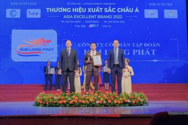 Kim Long Phát vinh dự đạt danh hiệu “Top 10 thương hiệu xuất sắc Châu Á năm 2022 lần thứ VIII”