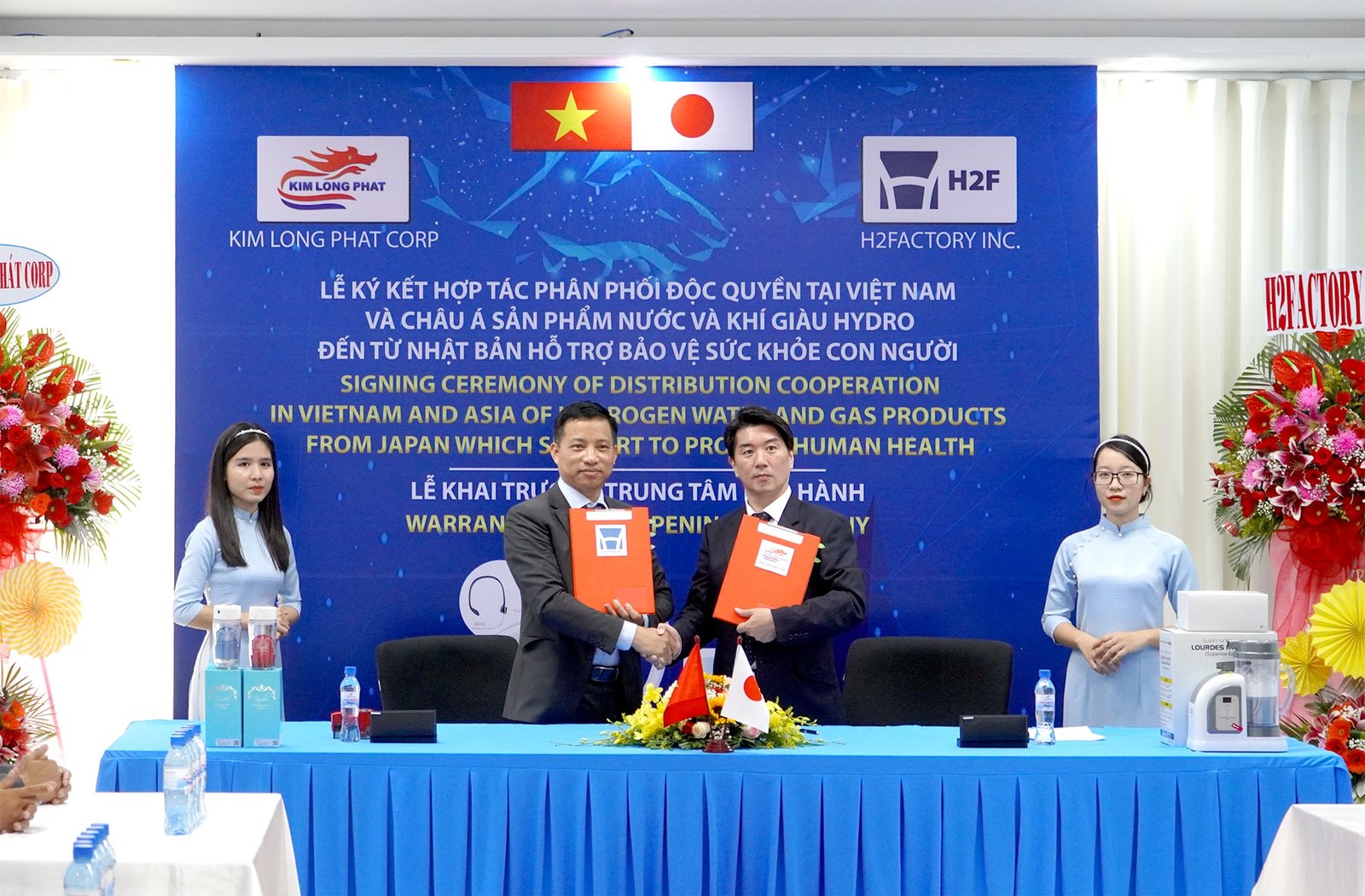 Kim Long Phát là đơn vị nhập khẩu và phân phối độc quyền máy tạo nước và khí giàu Hydro Lourdes Hydrofix (Superior Edition) tại thị trường Việt Nam và khu vực châu Á