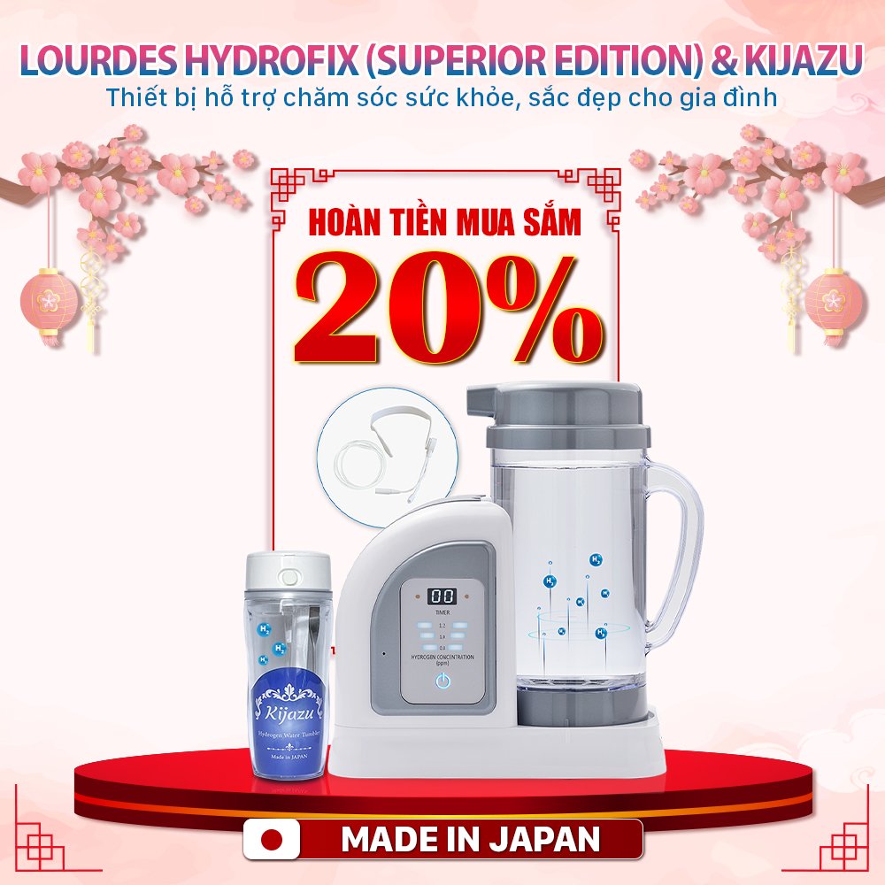 Ưu đãi hoàn tiền 20% khi mua: Lourdes Hydrofix (Superior Edition) và Kijazu 