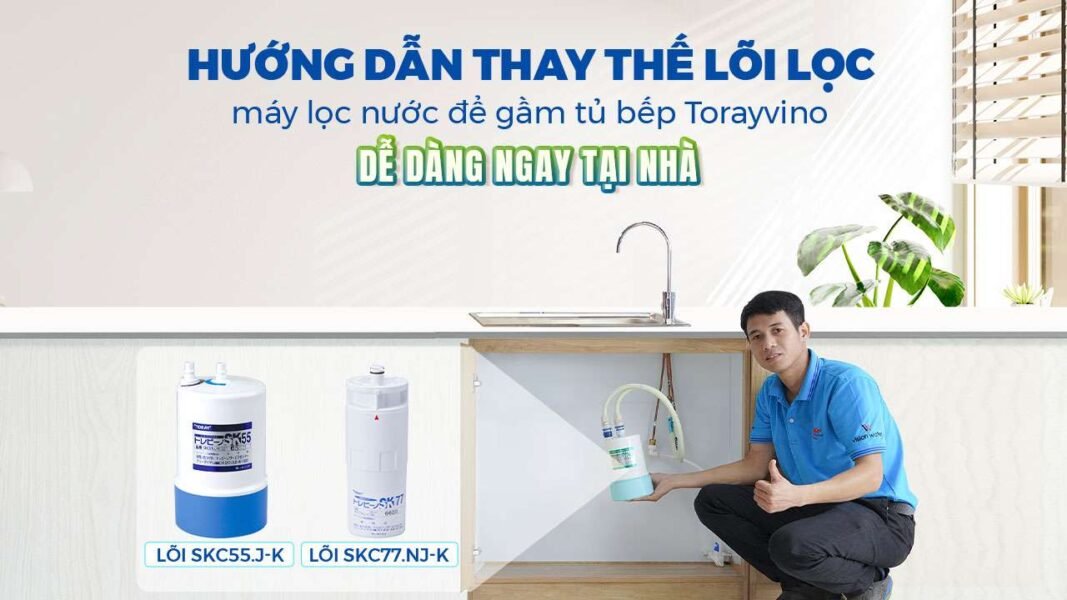 Thumbnail Huong dan thay the loi loc may loc nuoc de gam tu bep Torayvino