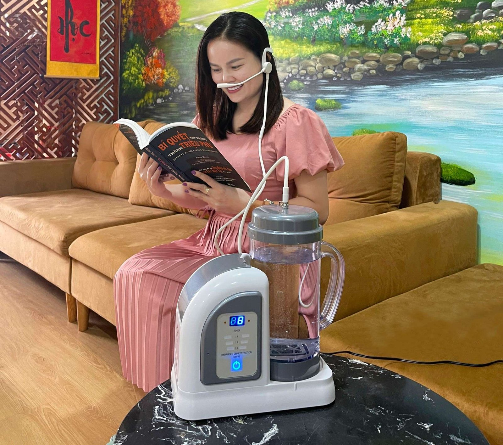 Uống nước và hít khí Hydro có thể giúp bổ sung chất chống oxy hóa cho cơ thể một cách tự nhiên và hiệu quả