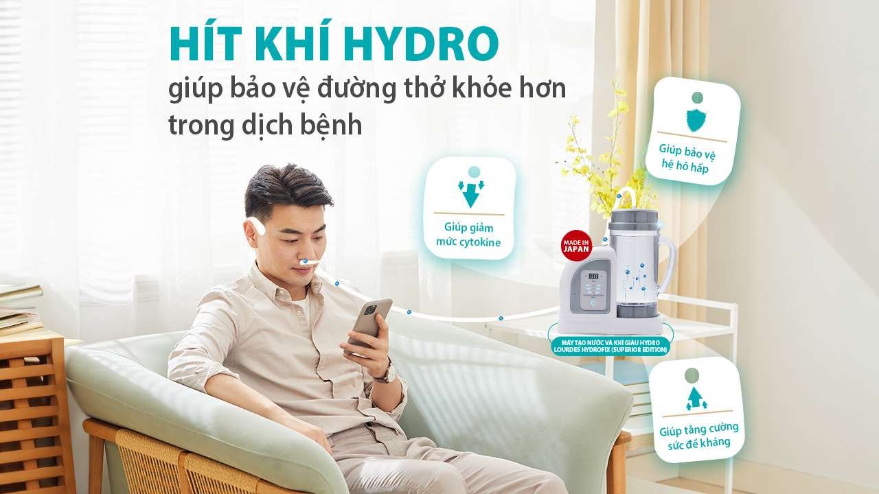 Bằng cách hít khí Hydro mỗi ngày giúp bảo vệ đường thở một cách hiệu quả