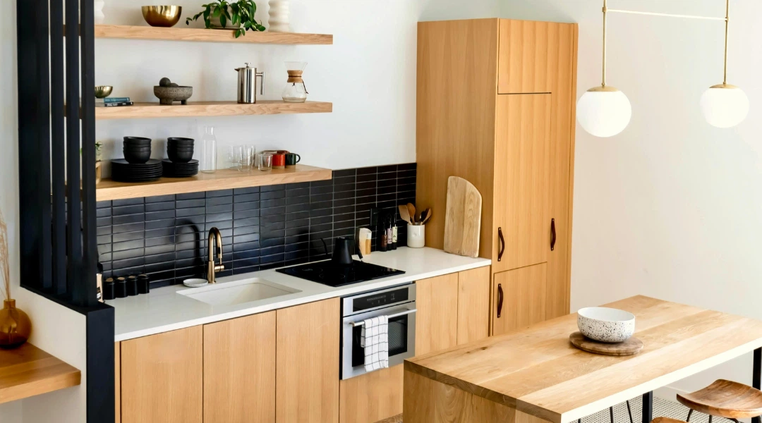 10 cách sắp xếp nhà bếp nhỏ trông gọn gàng, sạch sẽ 1 Cách sắp xếp nhà bếp nhỏ gọn gàng và sạch sẽ với mẹo tối ưu không gian