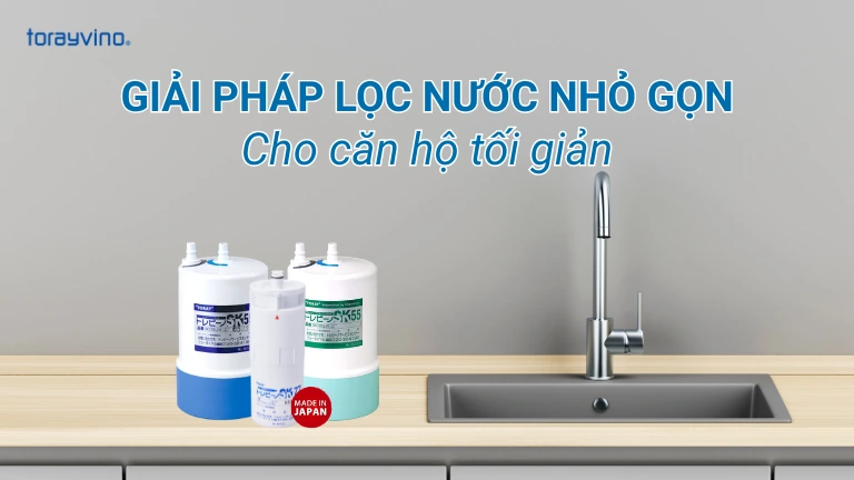 Giải pháp lọc nước nhỏ gọn cho căn hộ tối giản
