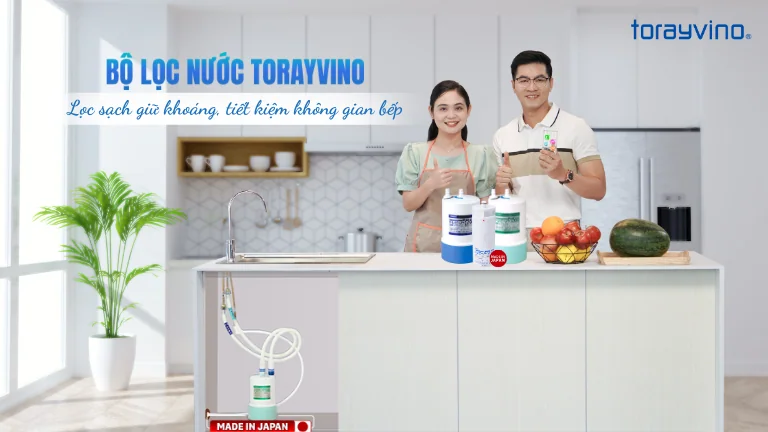 Thumbnail Bo loc nuoc Torayvino Loc sach giu khoang tiet kiem khong gian bep 1 1