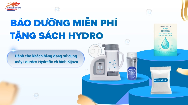 Bảo dưỡng miễn phí và tặng sách Hydro