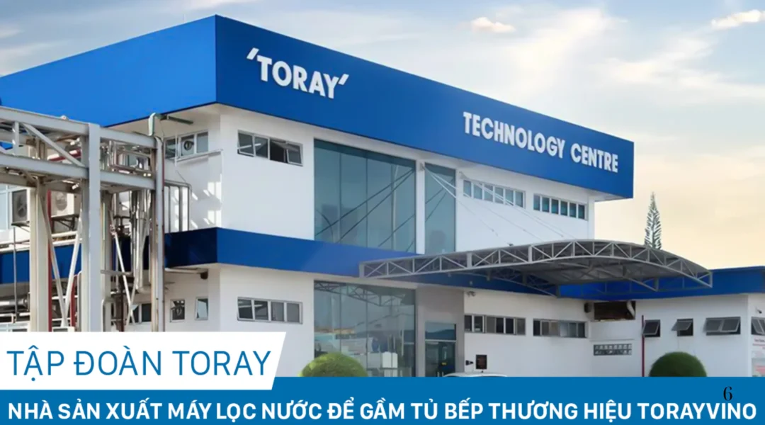 Bộ lọc nước Torayvino được sản xuất và kiểm định chất lượng bởi Tập đoàn Toray Nhật Bản, đảm bảo tiêu chuẩn cao nhất cho nguồn nước sạch