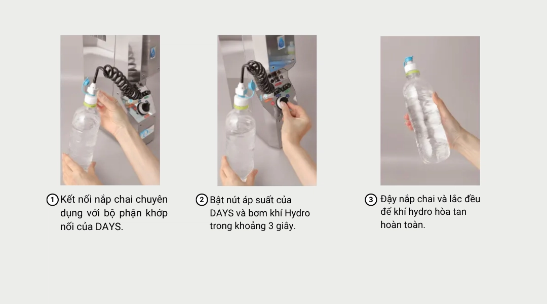 Cach dung may nap khi Hydro tuoi truc tiep Days