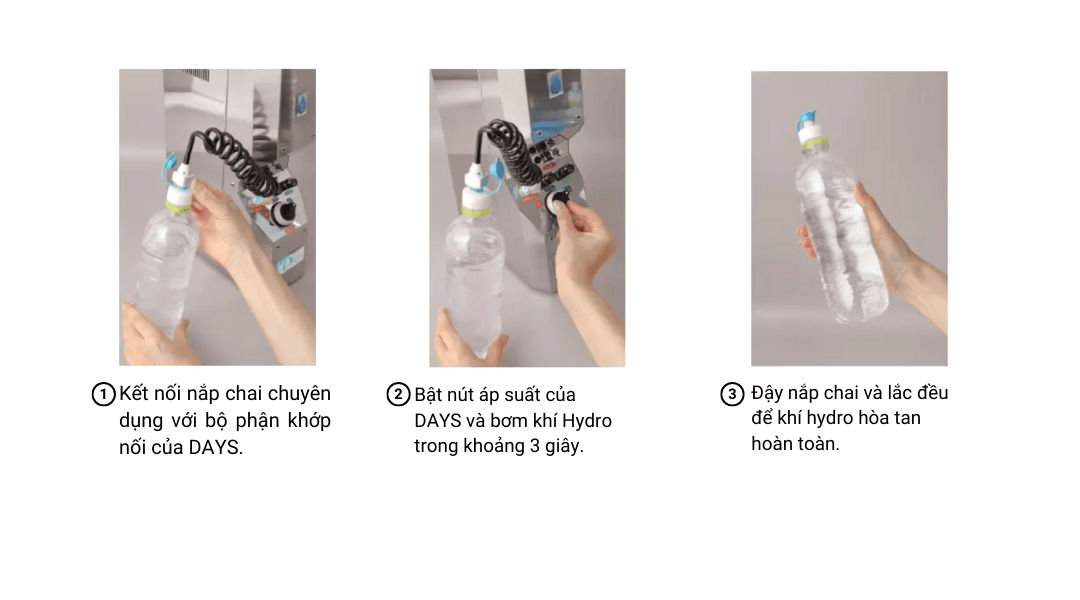 Hướng dẫn sử dụng máy nạp khí Hydro tươi trực tiếp (Days) Huong dan su dung may nap khi Hydro tuoi truc tiep Days