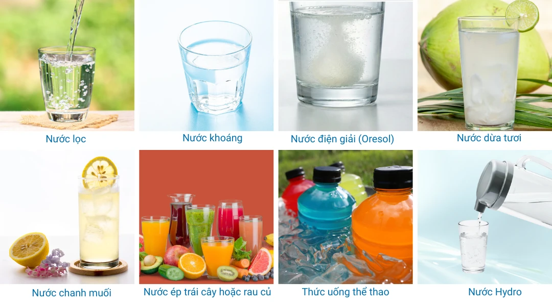 Tổng hợp các loại nước uống thể thao và nước trái cây tốt cho người vận động