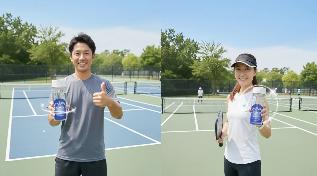 4 Thứ không thể thiếu để bất bại trên sân pickleball 4 Để bất bại trên sân Pickleball, kỹ thuật thôi là chưa đủ, bạn cần một nền tảng thể lực bền bỉ. Nước giàu Hydro từ Kim Long Phát giúp đào thải nhanh Axit Lactic và trung hòa gốc tự do, giúp cơ bắp phục hồi thần tốc để bạn luôn làm chủ trận đấu từ phút đầu đến phút cuối.