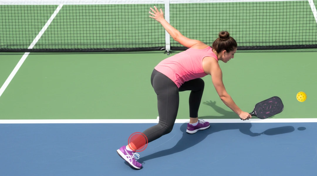 5 Chấn thương thường gặp khi chơi pickleball và cách phòng tránh 4 người chơi bị lật sơ mi cổ chân, một chấn thương thường gặp khi chơi pickleball do giày không phù hợp