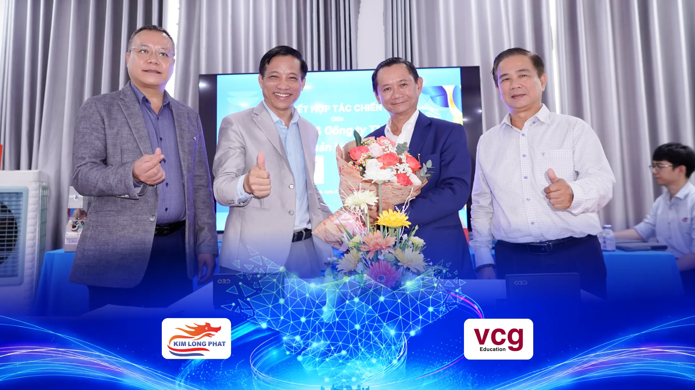 Lễ ký kết hợp tác chiến lược giữa Kim Long Phát và Công ty TNHH Tư vấn quản lý VCG