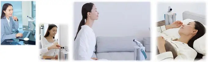máy hít khí Hydro FLAIR trong phòng ngủ